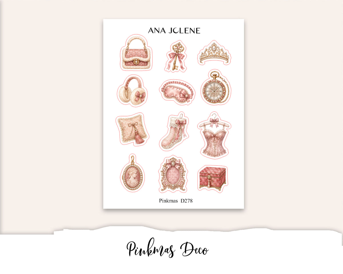 PINKMAS Deco Stickers