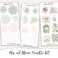 PLAN AND BLOOM  Decorative Planner Sticker Kit