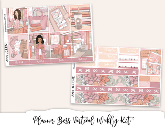 PLANNER BOSS Planner Sticker Kit (Vertical Weekly)