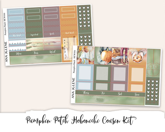 PUMPKIN PATCH  Hobonichi Cousin Weekly Planner Sticker Kit