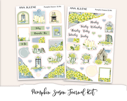 PUMPKIN SEASON Mini Journal Sticker Kit