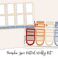 PUMPKIN SPICE Planner Sticker Kit (Vertical Weekly)