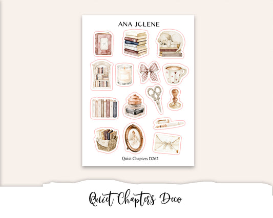 QUIET CHAPTERS Deco Stickers