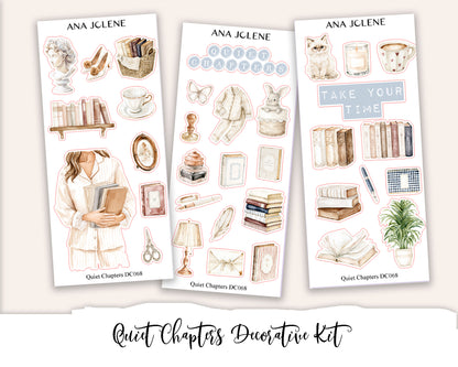 QUIET CHAPTERS  Decorative Planner Sticker Kit (Deluxe Edition)