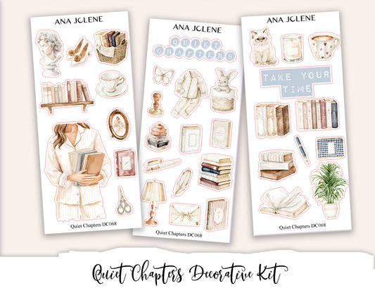 QUIET CHAPTERS  Decorative Planner Sticker Kit (Deluxe Edition)