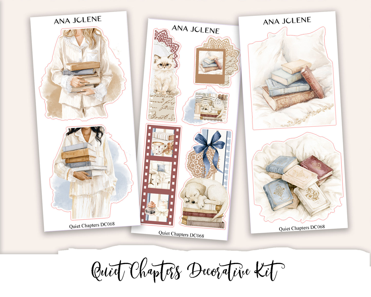 QUIET CHAPTERS  Decorative Planner Sticker Kit (Deluxe Edition)
