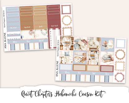 QUIET CHAPTERS Hobonichi Cousin Weekly Planner Sticker Kit (Deluxe Edition)