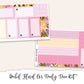 RACHEL FLORAL EC A5 Daily Duo Planner Sticker Kit (Erin Condren)
