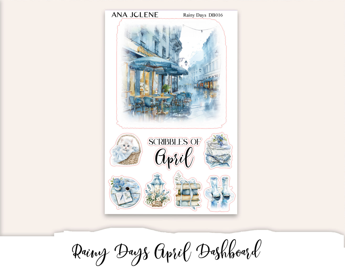 Hobonichi Monthly Dashboard Kit (Whimsy Version)