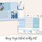 RAINY DAYS Planner Sticker Kit (Vertical Weekly)