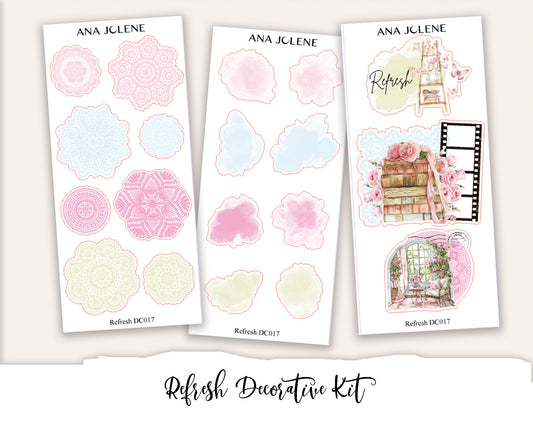 REFRESH Decorative Planner Sticker Kit