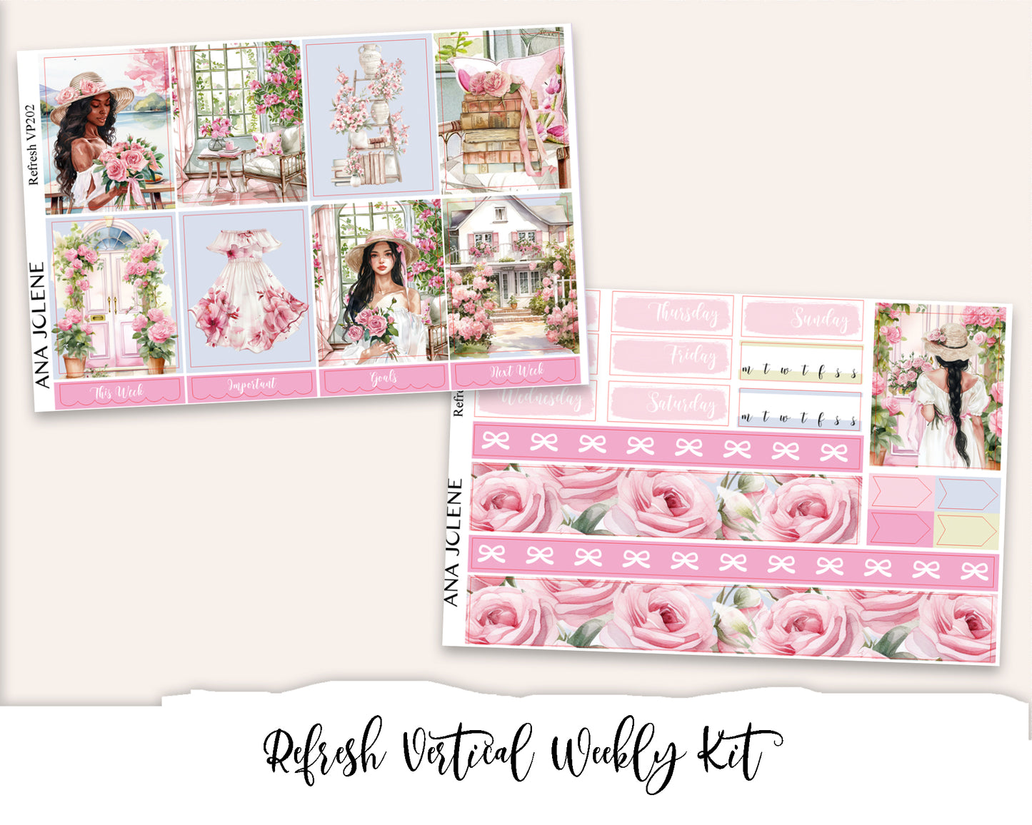 REFRESH Planner Sticker Kit (Vertical Weekly)