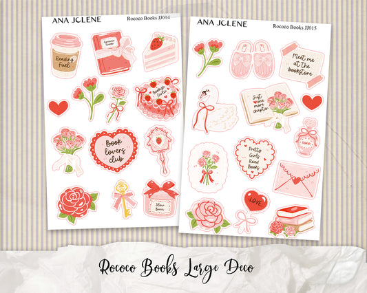 Rococo Books Large Deco Stickers
