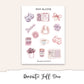 ROMANTIC FALL Planner Sticker Kit (Vertical Weekly)