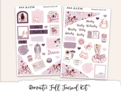 ROMANTIC FALL Mini Journal Sticker Kit