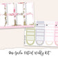 ROSE GARDEN Planner Sticker Kit (Vertical Weekly)