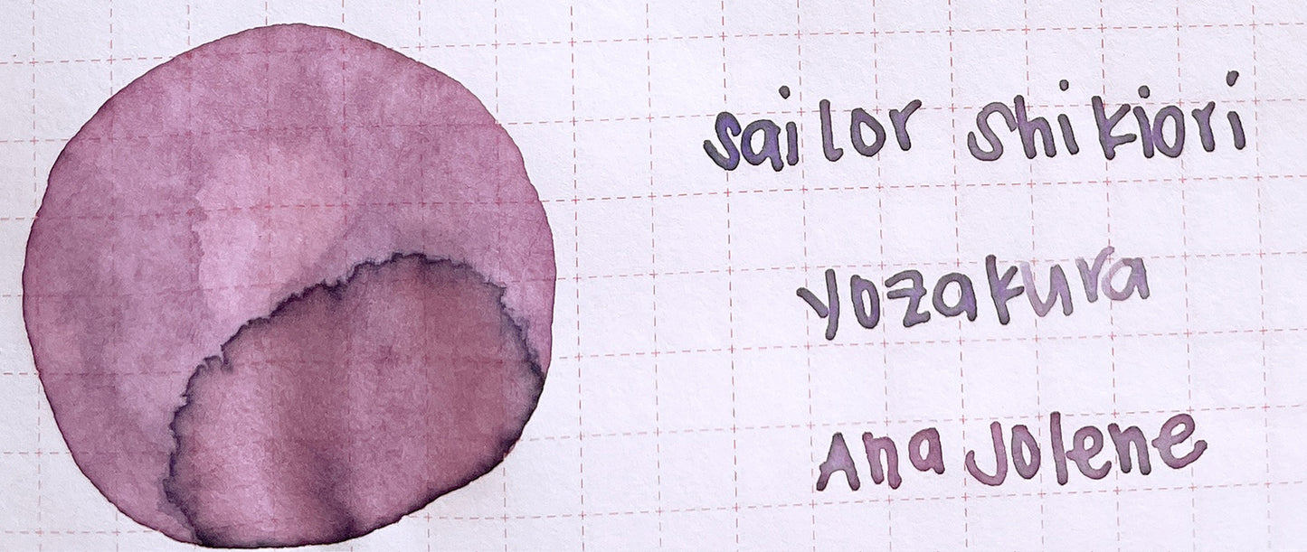 Sailor Shikiori Fountain Pen Ink Samples