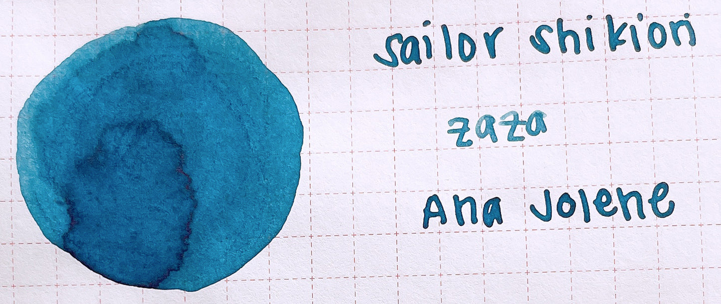 Sailor Shikiori Fountain Pen Ink Samples