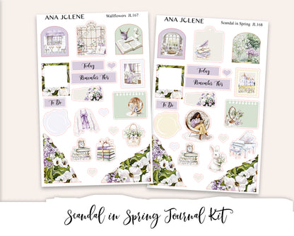 SCANDAL IN SPRING  Mini Journal Sticker Kit