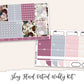 SHAY  FLORAL Planner Sticker Kit (Vertical Weekly)