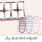 SHAY  FLORAL Planner Sticker Kit (Vertical Weekly)