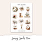 SNOWY SONDER  Mini Journal Sticker Kit
