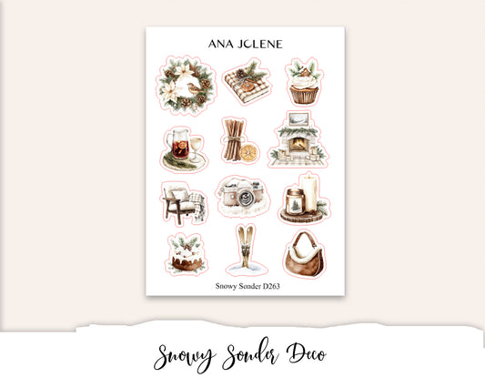 SNOWY SONDER Deco Stickers