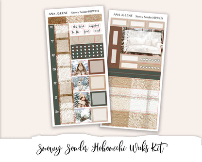 SNOWY SONDER Hobonichi Weeks Planner Sticker Kit