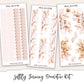 SOFTLY TURNING Decorative Planner Sticker Kit
