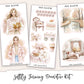 SOFTLY TURNING Decorative Planner Sticker Kit