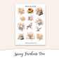 SPRING FARMHOUSE Hobonichi Weeks Planner Sticker Kit