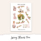 SPRING FLOWERS Mini Journal Sticker Kit