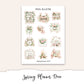 SPRING PLANNER  Decorative Planner Sticker Kit