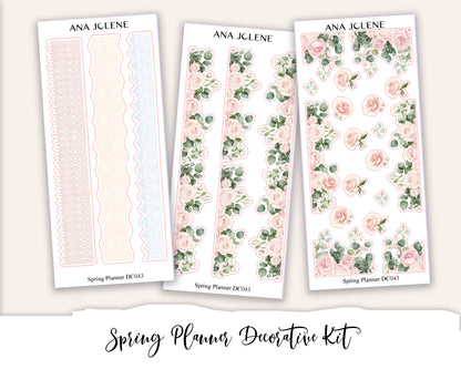 SPRING PLANNER  Decorative Planner Sticker Kit