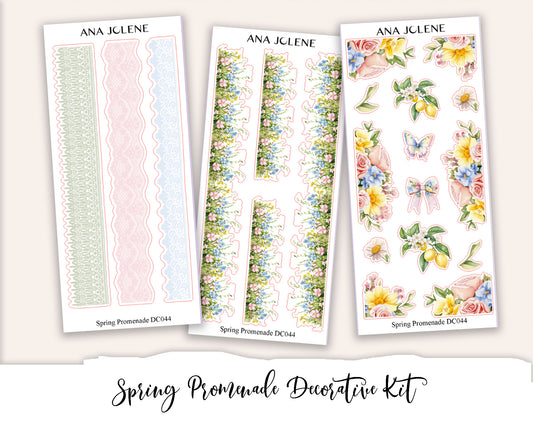 SPRING PROMENADE   Decorative Planner Sticker Kit