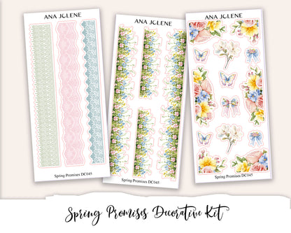 SPRING PROMISE  Decorative Planner Sticker Kit