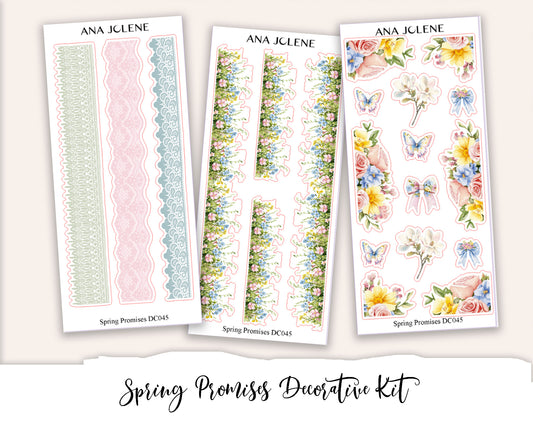 SPRING PROMISE  Decorative Planner Sticker Kit