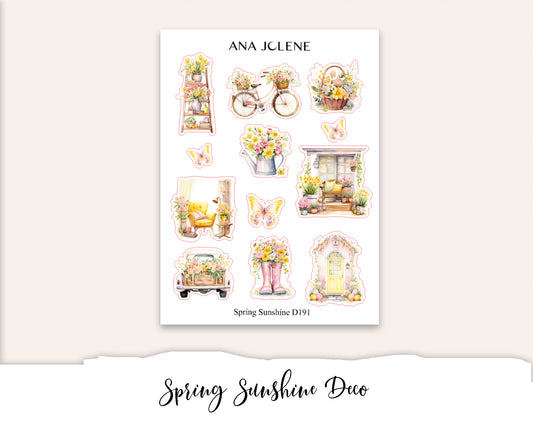 SPRING SUNSHINE Stickers