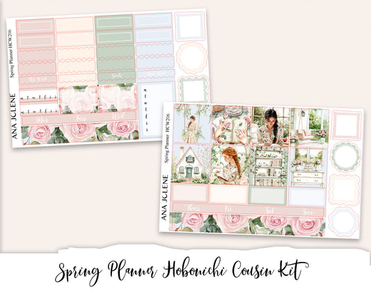 SPRING PLANNER Hobonichi Cousin Weekly Planner Sticker Kit