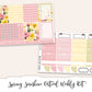 SPRING SUNSHINE Planner Sticker Kit (Vertical Weekly)