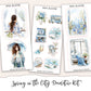 SPRING IN THE CITY Decorative Planner Sticker Kit