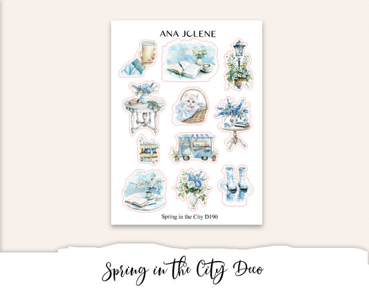 SPRING IN THE CITY Deco Stickers