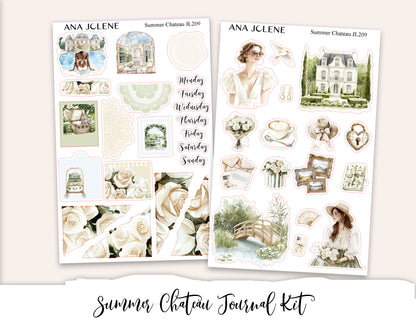 SUMMER CHATEAU  Mini Journal Sticker Kit