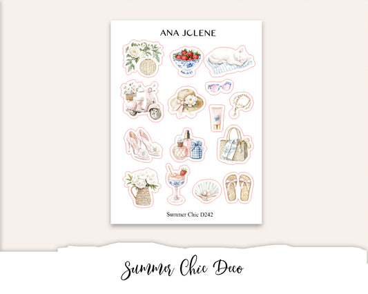 SUMMER CHIC Deco Stickers