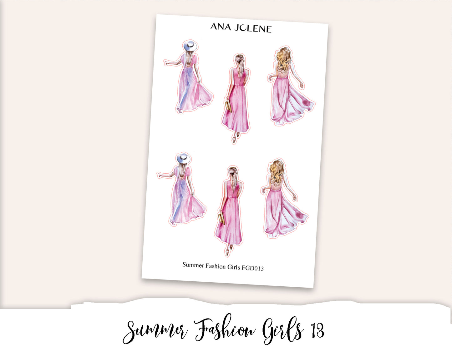 Fashion Girls Deco Stickers