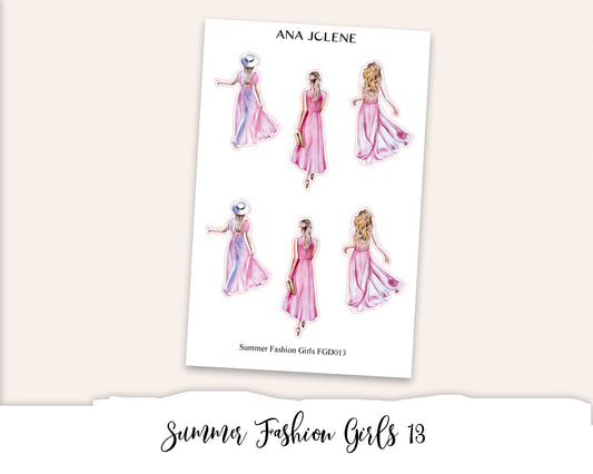 Fashion Girls Deco Stickers