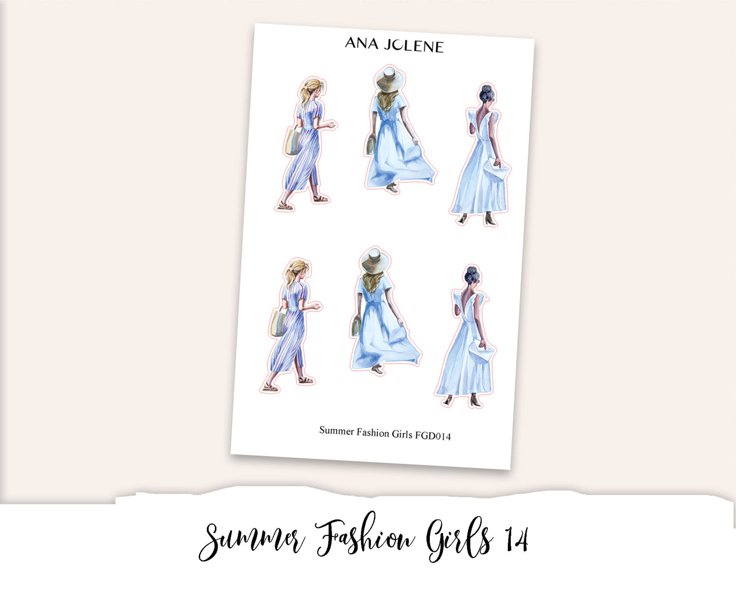 Fashion Girls Deco Stickers