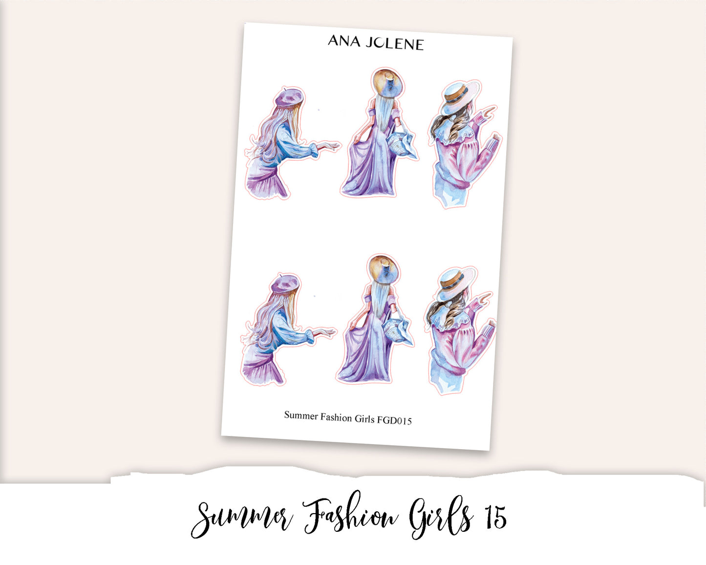 Fashion Girls Deco Stickers