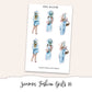 Fashion Girls Deco Stickers