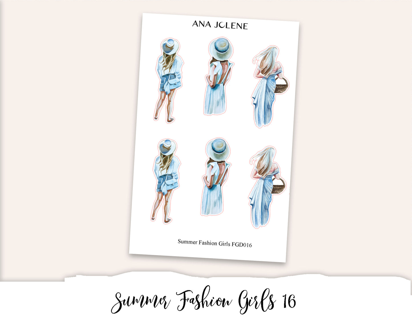 Fashion Girls Deco Stickers